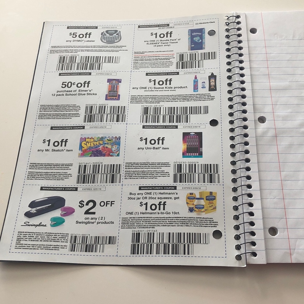 🛍️ Mead Wide Ruled Spiral Notebook - Picture 2 of 4